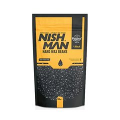 Віск в гранулах для депіляції чорний NISHMAN Hard Wax Beans Black 500 г